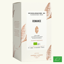 ROMANCE - Infusion aromatise BIO - Bote 20 sachets